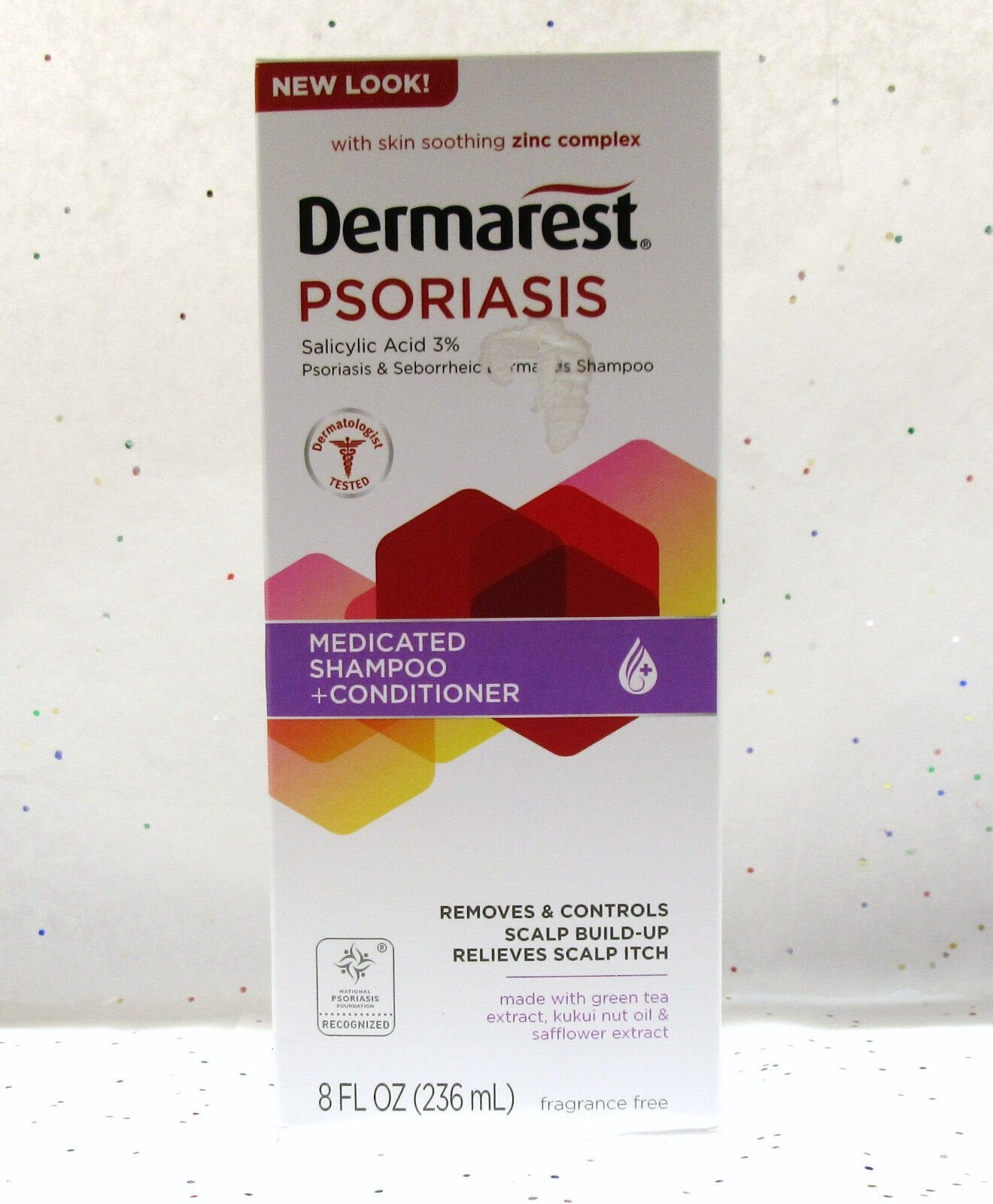 Dermarest Psoriasis Shampoo Conditioner Salicylic Acid 3% 8 fl oz Fragrance Free