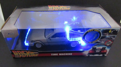 Back to the Future ~ DeLorean Time Machine ~ Metals Die Cast Car ~ 1:24