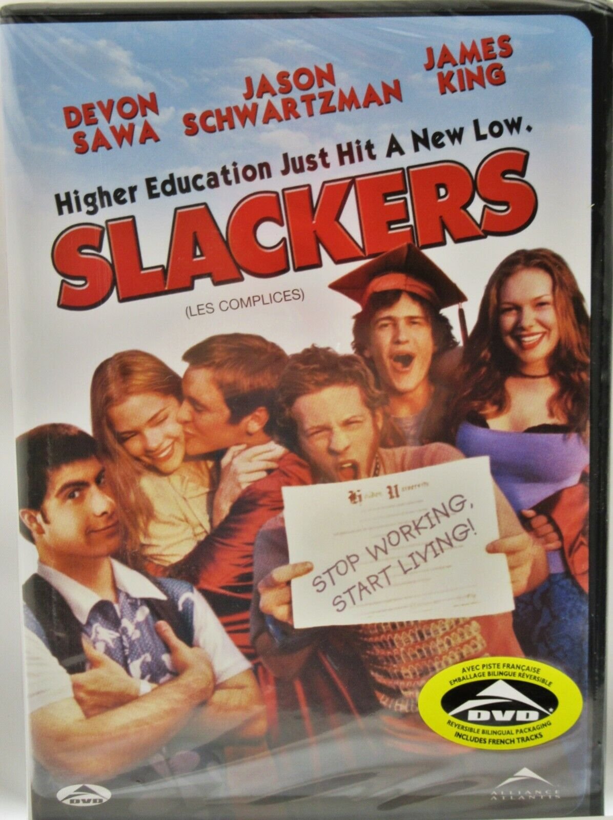 Slackers ~ Devon Sawa Jason Schwartzman James King ~ Movie Film ~ New DVD