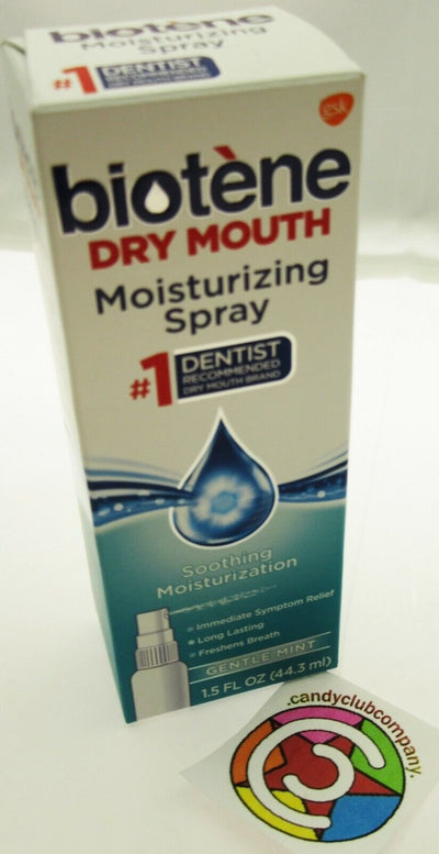 Biotene Moisturizing Mouth Spray 1.5oz Gentle Mint dry mouth Alcohol Free