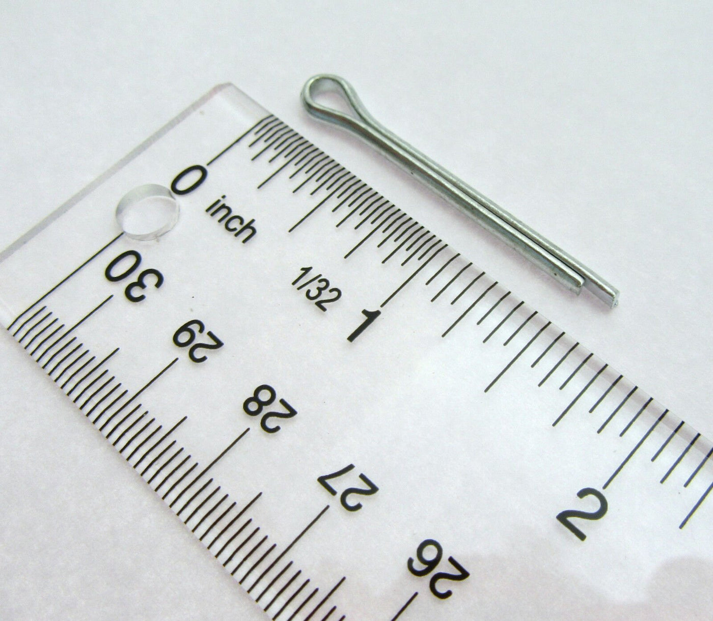 Cotter Split Pin ~ 1/8 inch x 1 1/4 inch ~ Extra Long ~ Zinc Plated ~ 2 Pack