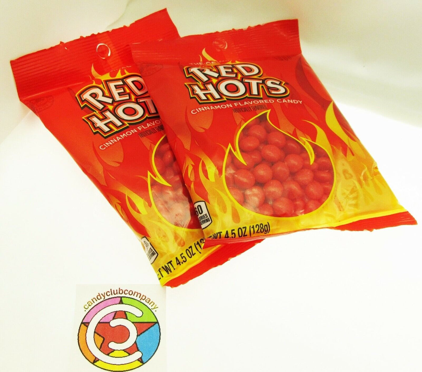 Redhots Cinnamon Candy 2 bags 4.5oz Red Hots Candies Sweets