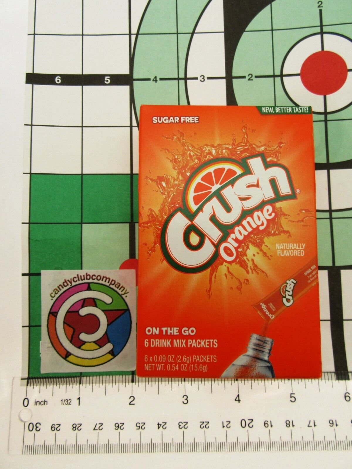 Orange Crush ~ Packets ~ Sugar Free ~ Drink Mix ~ Lot of 3