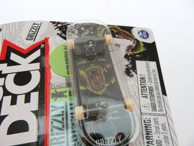 Tech Deck ~ Grizzly ~ Skateboard / Fingerboard ~ World Edition ~ Bear