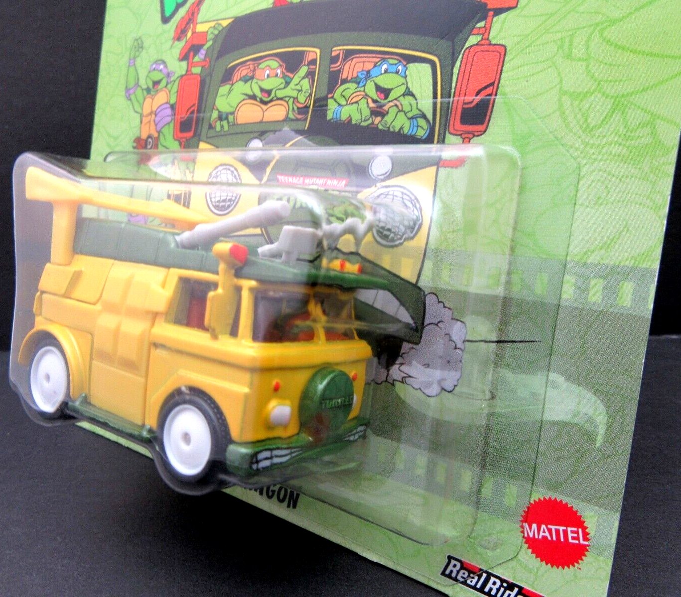 Teenage Mutant Ninja Turtles Party Bus ~ Hot Wheels Premium ~ Die Cast