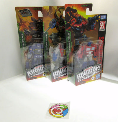 Optimus Prime, Soundwave, Starscream (mini) ~ Transformers ~ Kingdom ~ Hasbro
