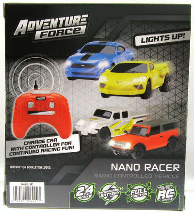 Nano Racer RC Car ~ Bronco ~ Red ~ Adventure Force ~ Radio Control Fun