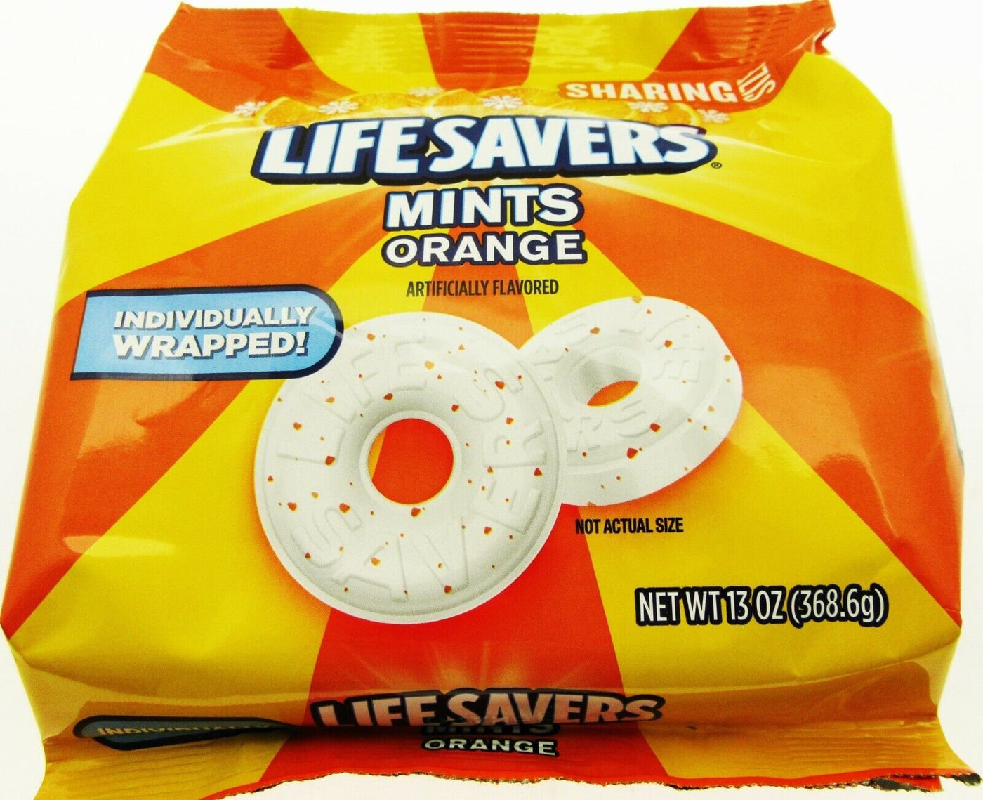 Lifesavers Orange Mint Hard Candy Individually wrapped ~ 13oz Bag sweets