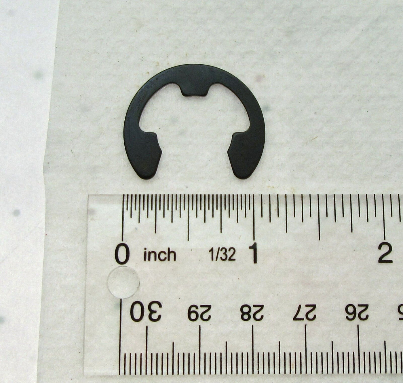 E Clip ~ 5/8 inch ~ Black Oxide Finish ~ Spring Steel