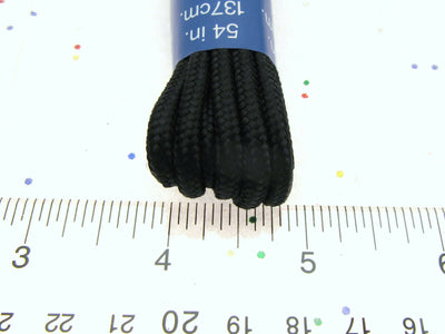 Boot Shoe Laces ~ 2 ~ 54 inch / 137cm ~ Black
