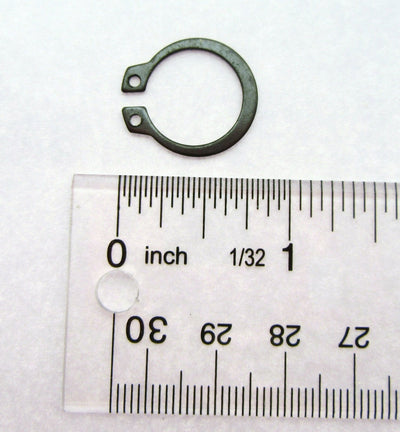 External Retaining Snap Ring ~ 5/8 inch~ Black Oxide ~ Spring Steel