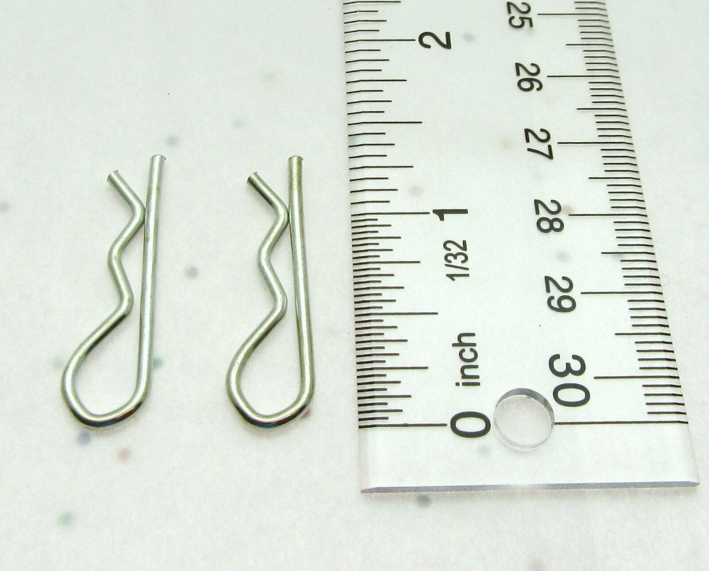 Hitch Pin Clip ~ 5/64 inch Diameter X 1 5/16" length ~ Zinc Plated Spring Steel