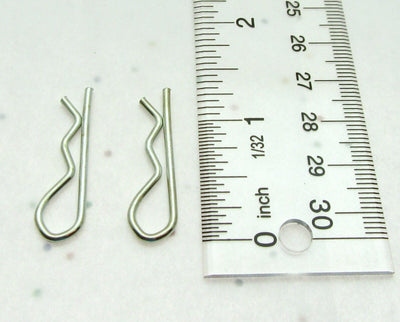 Hitch Pin Clip ~ 5/64 inch Diameter X 1 5/16" length ~ Zinc Plated Spring Steel
