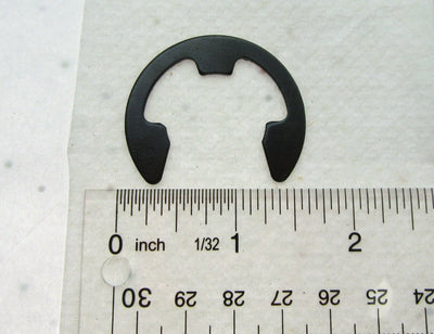 E Clip ~ 7/8 inch ~ Black Oxide Finish ~ Spring Steel