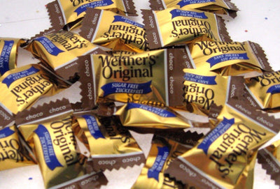 Werther's Sugar Free 8oz Caramel Chocolate Creamy Werthers Hard Candy 1/2 lb BFR