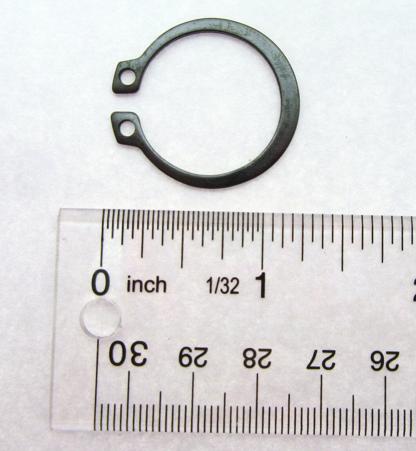 External Retainting Snap Ring ~ 1 inch~ Black Oxide ~ Spring Steel