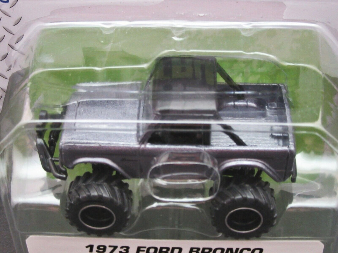 1973 Ford Bronco ~ Silver Convertible ~ Die Cast Metal ~ 1:57 Scale Just Trucks