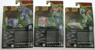 Optimus Prime, Soundwave, Starscream (mini) ~ Transformers ~ Kingdom ~ Hasbro