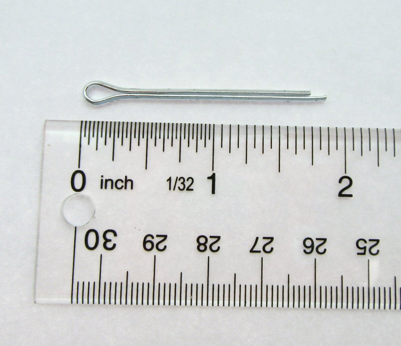 Cotter Split Pin ~ 3/32 inch x 1 1/2 inch ~ Extra Long ~ Zinc Plated ~ 4 Pack