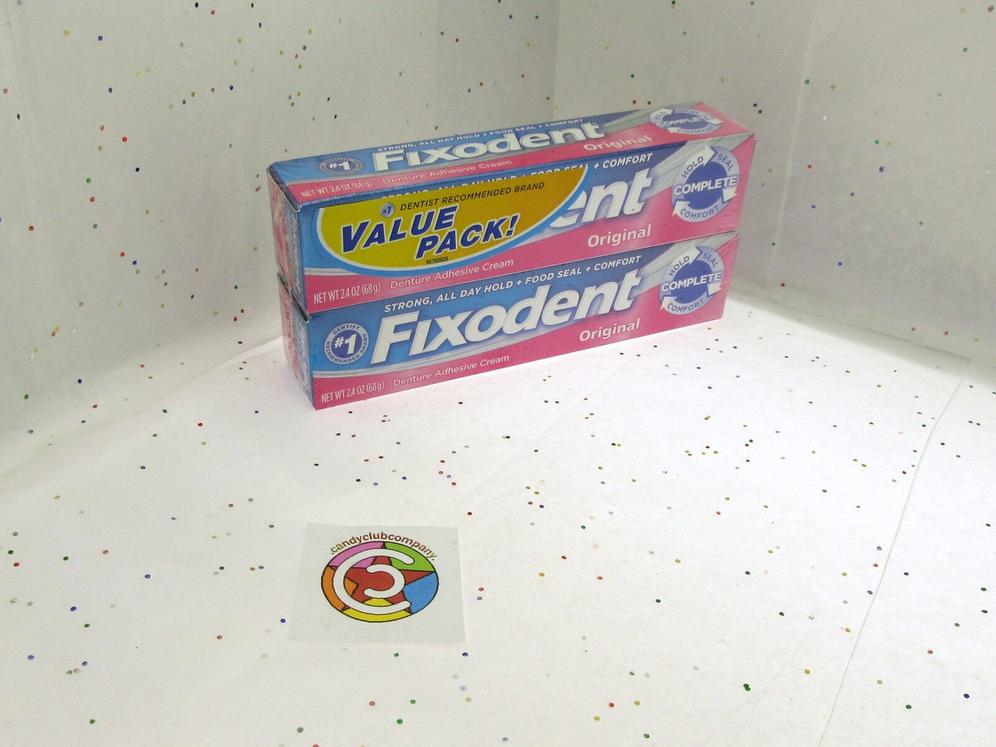 Fixodent Denture Adhesive Cream Original  2 PK false teeth tooth partial