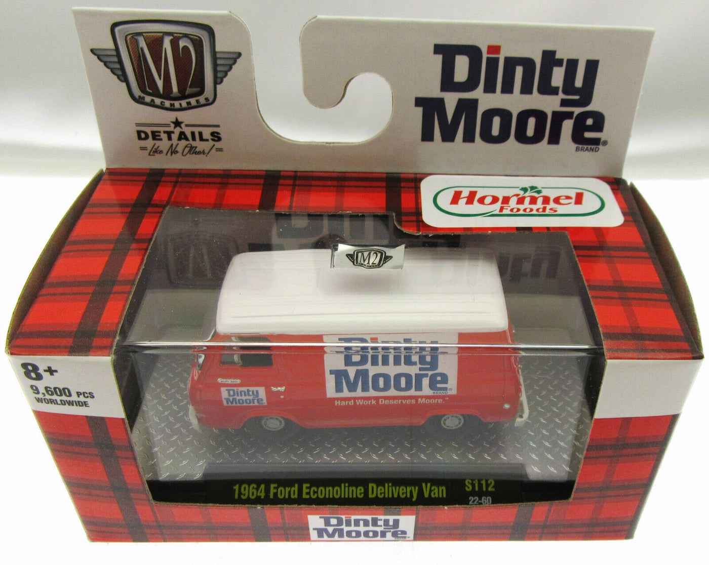 M2 Details ~ 1964 Ford Econoline Delivery Van ~ Dinty Moore ~ 1:64 Die Cast Car