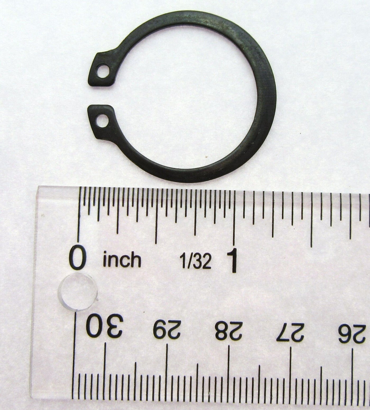 External Retainting Snap Ring ~ 1 1/16 inch~ Black Oxide ~ Spring Steel