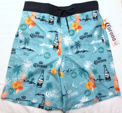 Corona Extra Swim Trunks 36-38 ~ Large ~ Fun Board Shorts