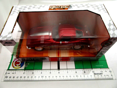 1963 Chevrolet Corvette Stingray Red Metal Die Cast Car   1:24