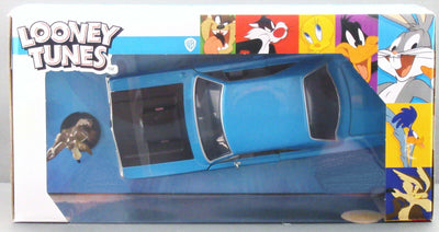 Wile E. Coyote & 1970 Plymouth Road Runner ~ Die Cast ~ Looney Tunes ~ 1:24