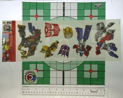 Transformers Sticker ~ Autobot Decepticon ~ 7 Wall Decals Autocollants