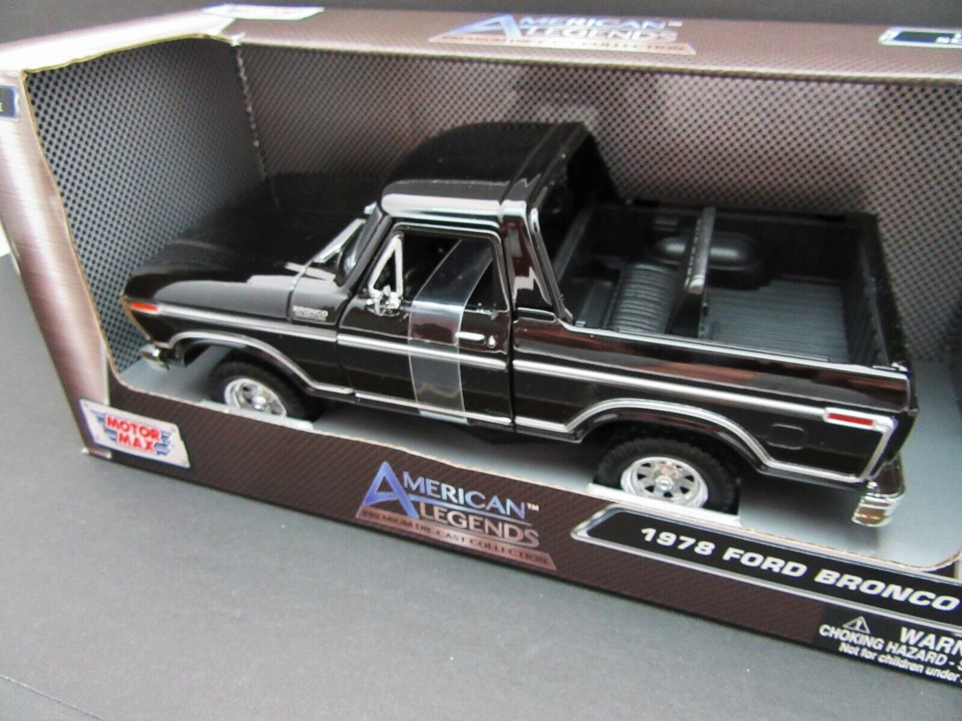 1978 Ford Bronco ~ Black ~ 1:27 Die Cast ~ American Legends