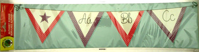 Teaching Tree Alphabet Border Educational Poster - Blue