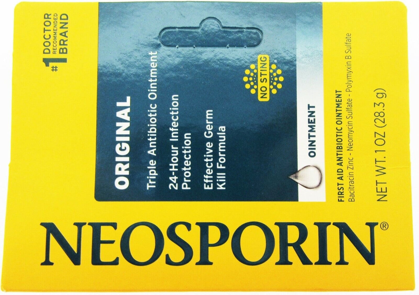 Neosporin Original First Aid Antibiotic Ointment Germ Kill Formula