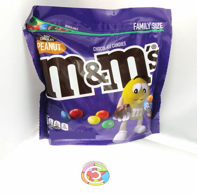 M&M's ~ Dark Chocolate Peanut ~ m and m ~ Candy ~ 18oz Family Size Bag