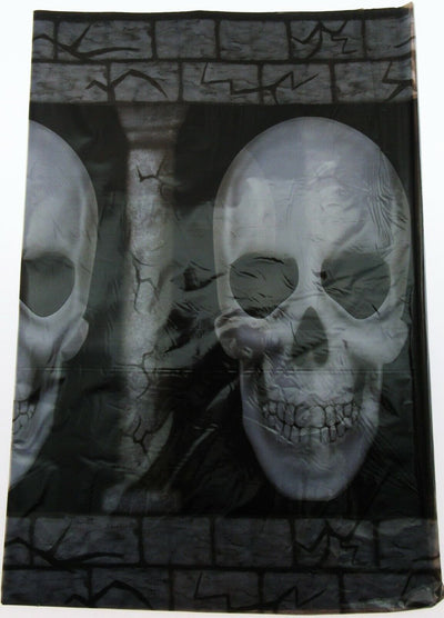 Halloween Wall Border ~ Skull & Pillar 12" x25 ft Frise Murale Spooky Decor