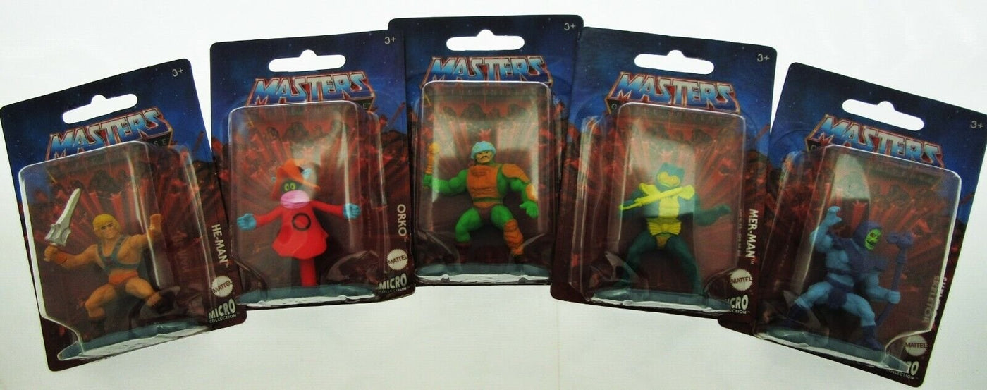 Masters of the Universe 5 Toy Figurine Collectibles Heman Orko Skeletor Man@arms