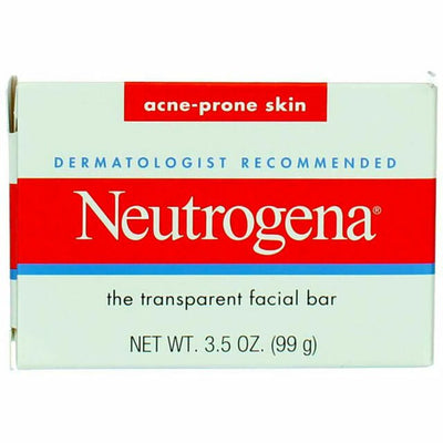 Neutrogena Bar ~ Acne Prone Skin Formula ~ The Transparent Facial Bar ~ Lot of 2