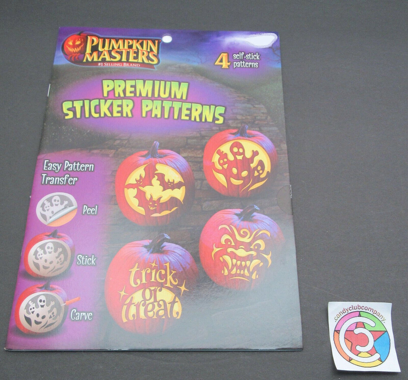 Pumpkin Masters ~ 4 Self Stick Patterns ~ Halloween ~ Premium Sticker Patterns!