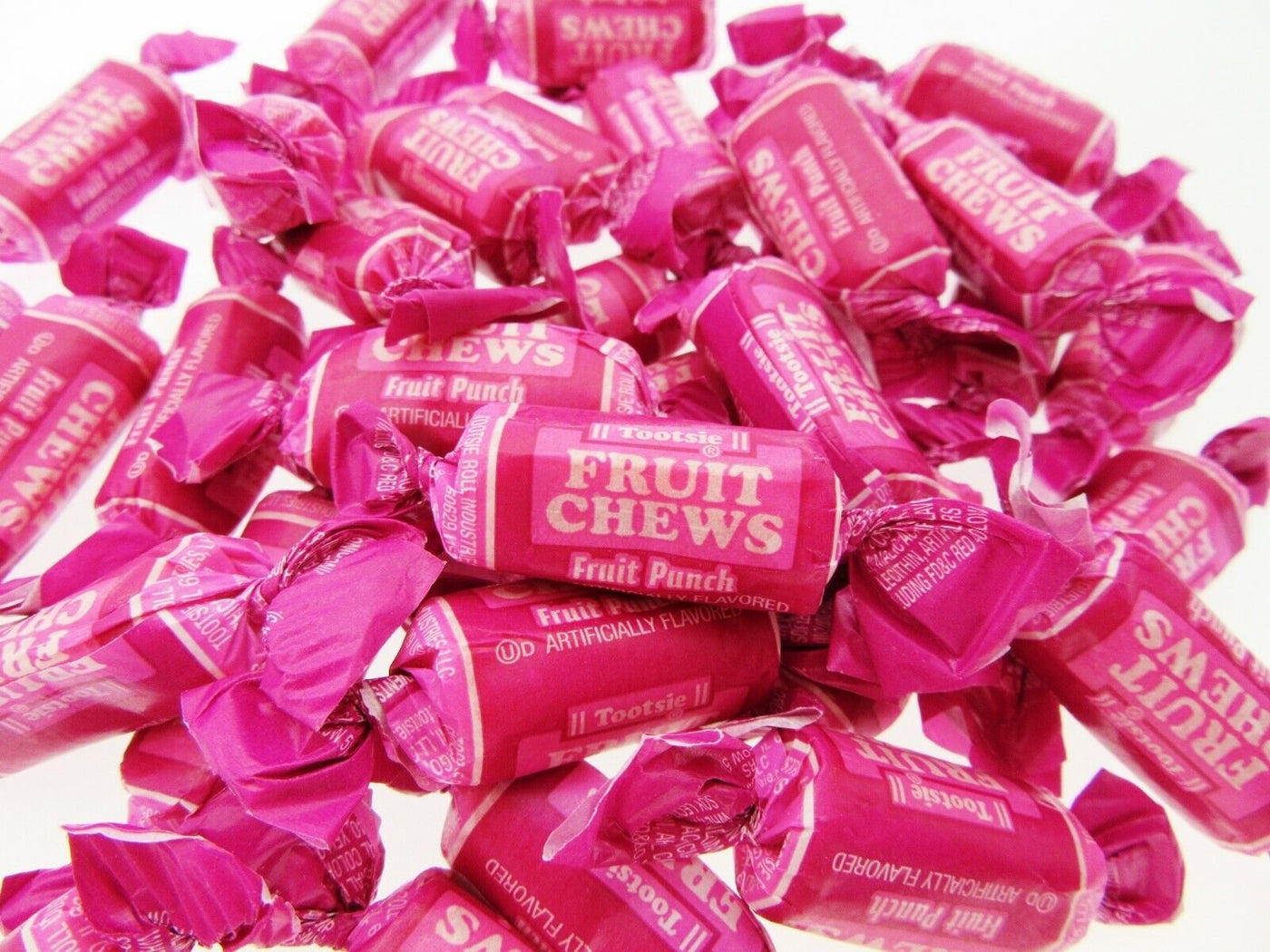 Tootsie Roll FRUIT PUNCH 8oz Fruit Chews Half Pound Candy ~ NEW FLAVOR