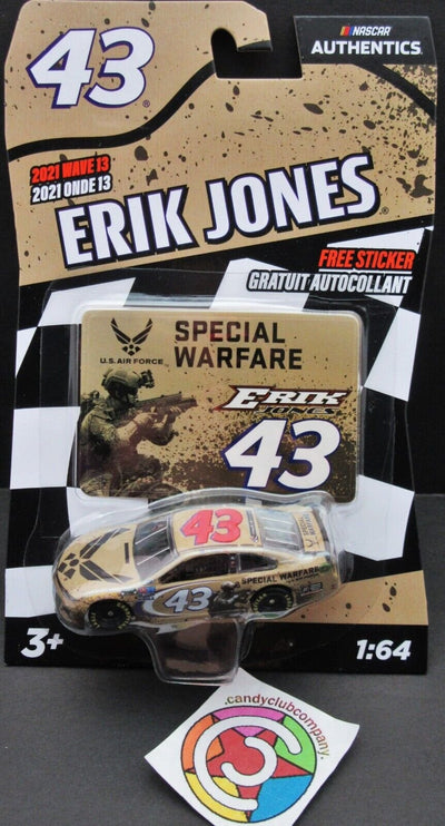Erik Jones Special Warfare NASCAR Authentics ~ w/Sticker ~ Die Cast 1:64 Scale