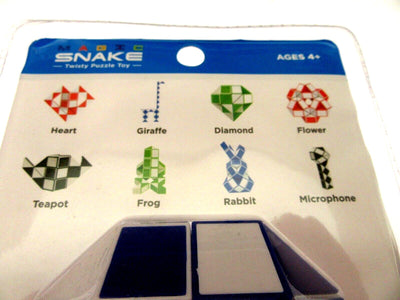 Magic Snake ~ Blue ~ Twisty Puzzle Nostalgic Toy Create Endless Shapes