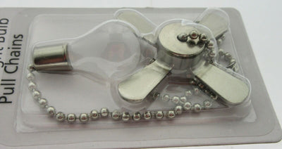 Mainstays Fan & Light Bulb Pulls - Decorative Ceiling Fan Pull Chains
