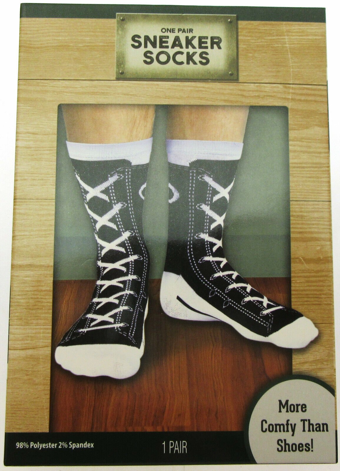 Sneaker Socks ~ Fits Shoe Size 8-12 ~ Crew ~ 1 Pair ~ FUN!