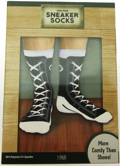Sneaker Socks ~ Fits Shoe Size 8-12 ~ Crew ~ 1 Pair ~ FUN!