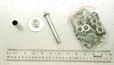 1/2 inch Grommet Installation Kit ~ With 50 1/2 inch Grommets ~ Tool & Hardware