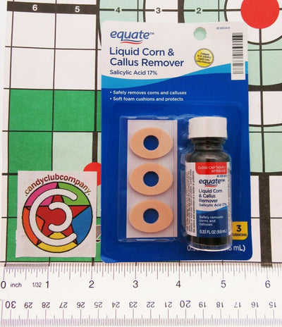 Equate Liquid Corn & Callus Remover Salicylic Acid Cushions Foot Feet Care