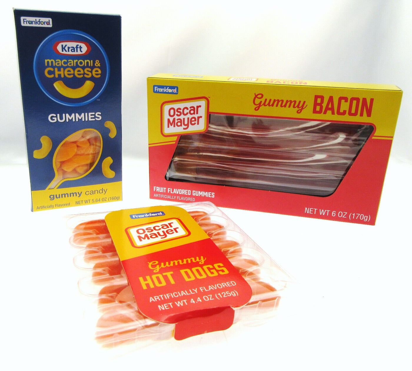 Frankford Candy ~ Gummy Bacon, Mac & Cheese, Hot Dogs ~ Limited Time!