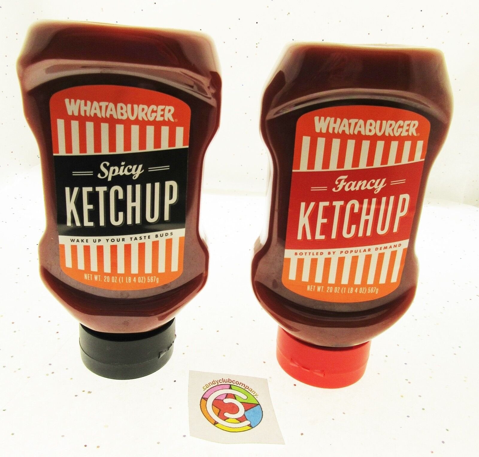 Whataburger Sauce Bundle 20 oz Spicy Ketchup Bottle , 16.5 oz