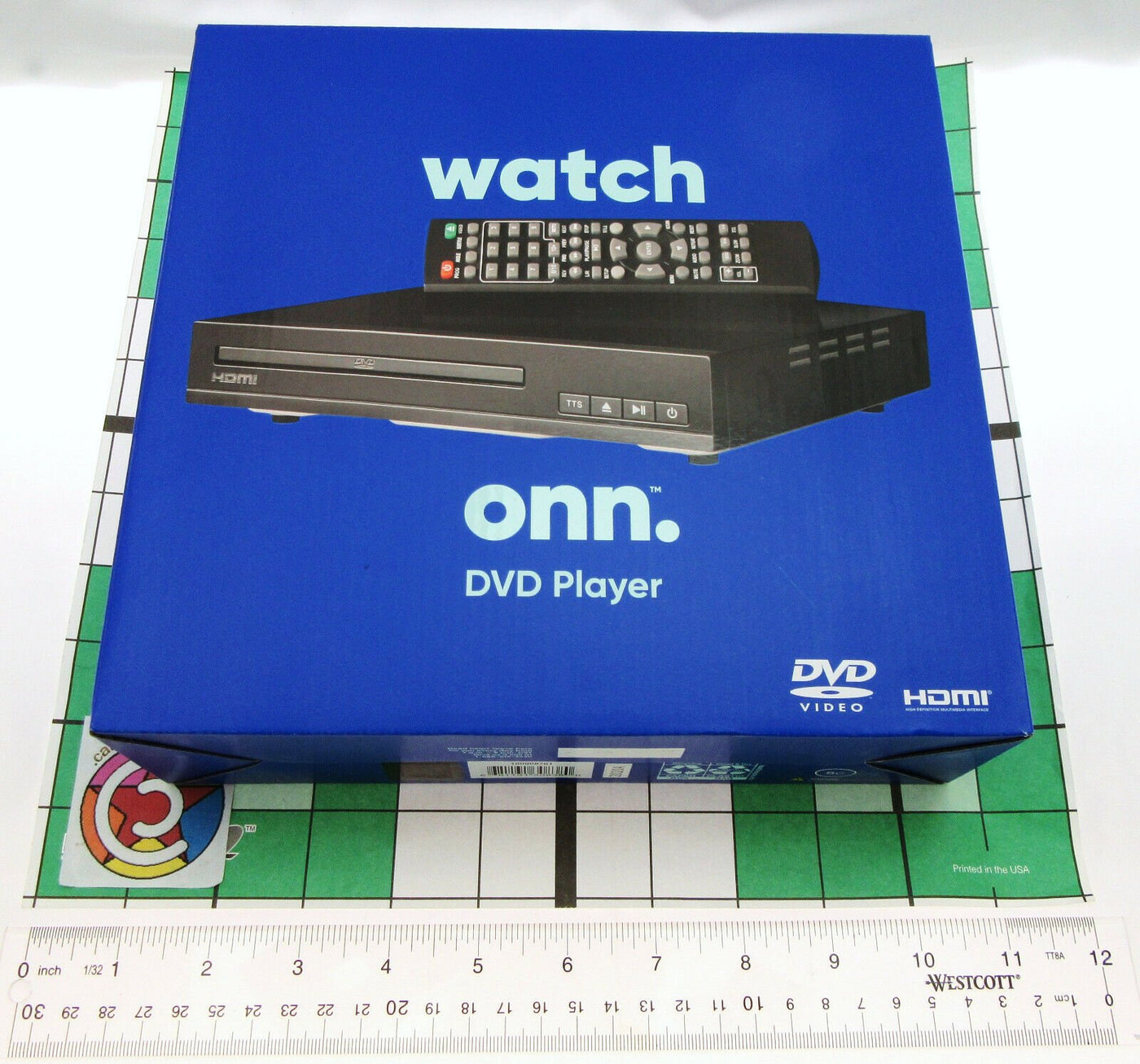 onn DVD Player ~ HDMI ~ With Remote ~ New!