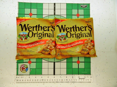 Werther's Original Hard Caramels 5.5oz Bag Red Label Werthers Candies ~ Lot of 2